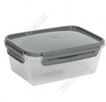 Контейнер серый 0,8л крыш. 4 защ,прям. (18)