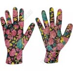 Перчатки для садовых работ 7разм(S) серый с рисунком(12)