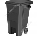 Бак д/мусора на колес 130л , 