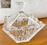 Сахарница с крышкой (квадрат) 0,3л 11х11см h12см 