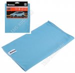 Салфетка микрофибра, д/стекла (35х40см) голуб (10)