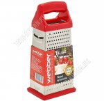 Терка 4-х гранная h20см,красный (12)