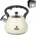 Чайник нерж 3,0л кремов,ф.груша (6)