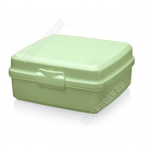 Ланч-бокс 1,0л ментол (13х13 h6,5см) Эльф (60) 