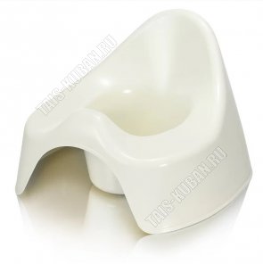 Горшок детский (28,5х29 h20,5см) молочный 