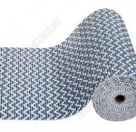 Коврик рулон, шир. 65см,син/бел 