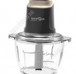 Измельчитель 500Вт 1скорость,чаша стекло 1,2л, чёрный/золото (8)