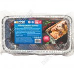 Форма д/выпечки (одноразов) н-р 2шт, прям 0,9л (22х11 h5см) (36)