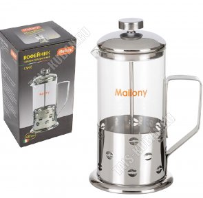 Френч-пресс (стекло+нерж) 