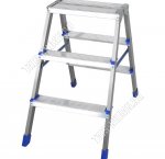 Лестница-стремянка 2-х сторонняя, 3широкие ступени 8см (1)