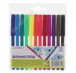 Фломастеры 12 цветов (12) 