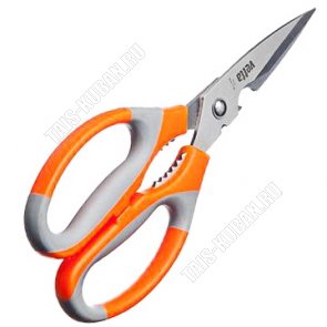 Ножницы кухонные L21см, 3в1 (орехокол,открывал) нерж,2-х цветн.ручк (12)