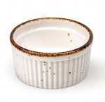 Кокотница Elegantica н-р 4шт d8,5см д/запекания, белый с шоколадом, б/уп