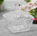 Сахарница с крышкой 0,2л 11х11 h10см 