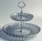 Фруктовница 2х ярусная h28 d18/23см 