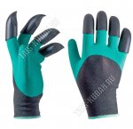 Перчатки д/землян.работ 9 разм (L) полиэстр+латекс 