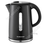 Чайник пластик. 1,7л 2200Вт диск,черный (6)