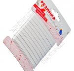 Резинка бельевая 0,5смх3,8м,полиэстр,белый (24)