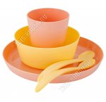 Набор (пластик) 5пр персик+желт, Plast Team (10)