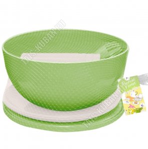 Валик ВЕЛЮР 200мм d36мм, ворс 2мм, с ручк.