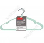 Вешалка (металл) мятный Н-р 5шт L40см, прорезинен.покрытие (14)