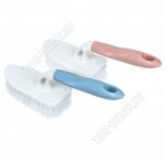 Щетка-утюжок с длинной ручкой для уборки 20х5,5см, пластик, микс