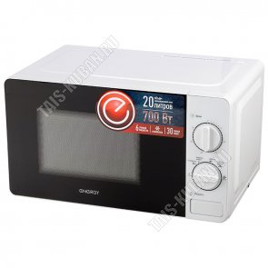 СВЧ 700Вт 20л, механическое управление, цвет белый (1) 