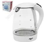 Чайник стекло 1,7л 2200Вт, белый (4) 
