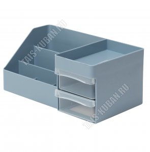 Органайзер д/мелочей 2 ящика, +6секций (26х16 h11,5см) (8) 