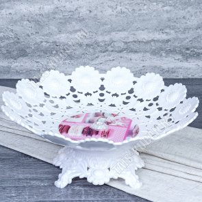 Ваза на ножке, кругл.(d31 h13см) 