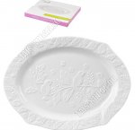 Птичка на ветке Блюдо овал 30,5х23см