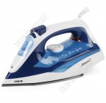 Утюг с тефлоновой подошвой 2200Вт пар 75г/вода 270мл, вертикальное отпаривание, цвет белый /синий (12)