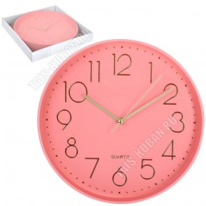 Часы (пластик) круг.d30см