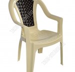 Бежев/коричн Кресло 