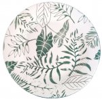 Tropico/Зеленые листья Тарелка плоская d20см (12)