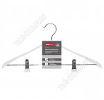 Вешалка (металл) белый L43см д/костюма (50)