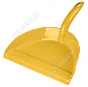 Совок полукруг 24х22см,желтый, Хомвер (30)