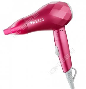 Фен 1800Вт 2t реж,2скор,концентратор,склад.ручк,петл.д/подв, защит.от перегрев, красный 