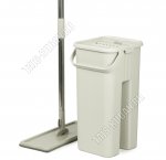 VERDE Compact Комплект Ведро 6л (д/отжима 3л) белый, 2слива +Швабра L110-165см (24)