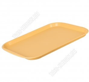 Поднос прям.(47х35,5 h2,5см) св.жёлтый (20) 