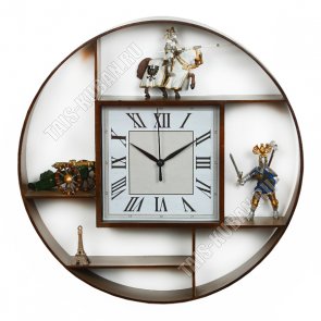 Часы (пластик) кругл.d35см 