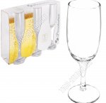 BISTRO Бокал для шампанского набор 3шт 190мл, п/у