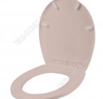 Сиденье д/унитаза бежевый (44,5х37 h7см) (17) 