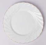 Golden Rim/Золотой кант Тарелка плоская d19.5см (6/36)