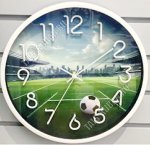 Часы (пластик) круг.d30см 