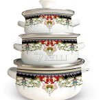 Набор мини-кастрюль 3шт 