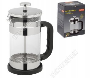 Френч-пресс (стекло+нерж) 