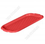 Поднос прям (43х27см) красный (60)