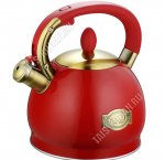 Чайник нерж 3,0л красный матовый (12)