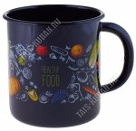 Полезная еда/Healthy food Кружка черный 1,0л (12)